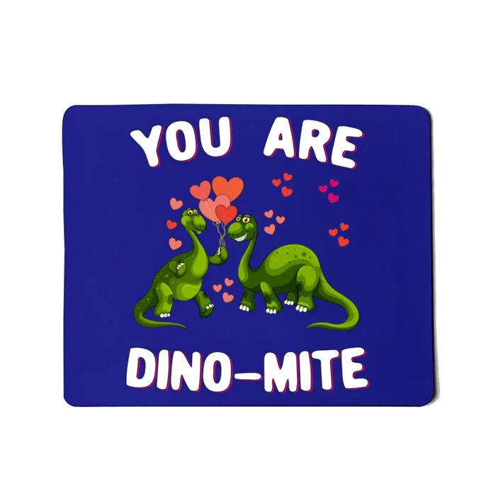 You Are Dinogiftmite Dinosaurs Valentines Day Heart Dinogiftmite Gift Mousepad