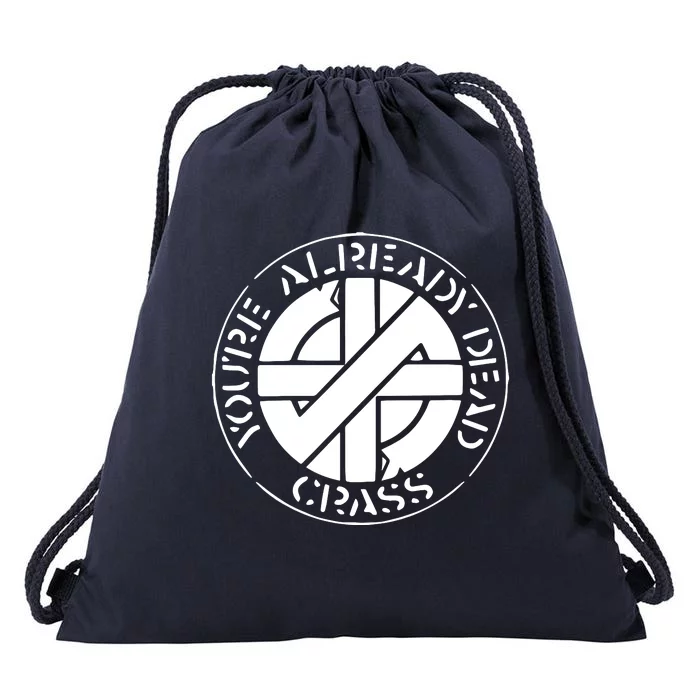 Your Already Dead Drawstring Bag