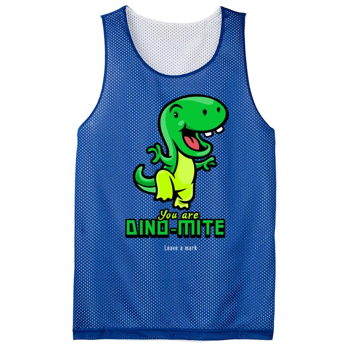 You Are Dinogreat Giftmite Gift Mesh Reversible Basketball Jersey Tank