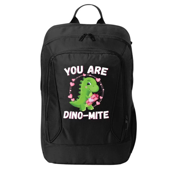 You Are Dinofunny Giftmite Dinosaurs Valentines Day Heart Dinofunny Giftmite Coo City Backpack