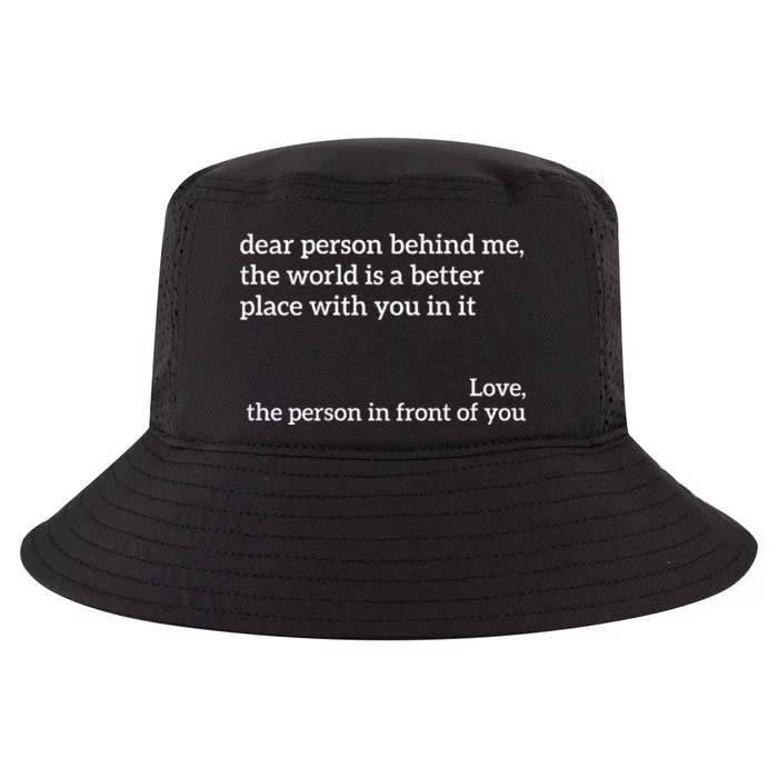 You Are Enough Dear Person Behind Me Love Awareness Peace Cool Comfort Performance Bucket Hat