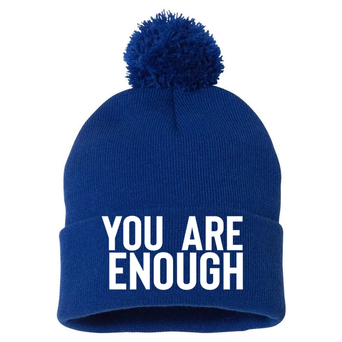 You Are Enough Gift Pom Pom 12in Knit Beanie