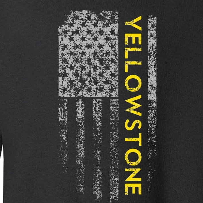 Yellowstone American Flag Toddler Sweatshirt