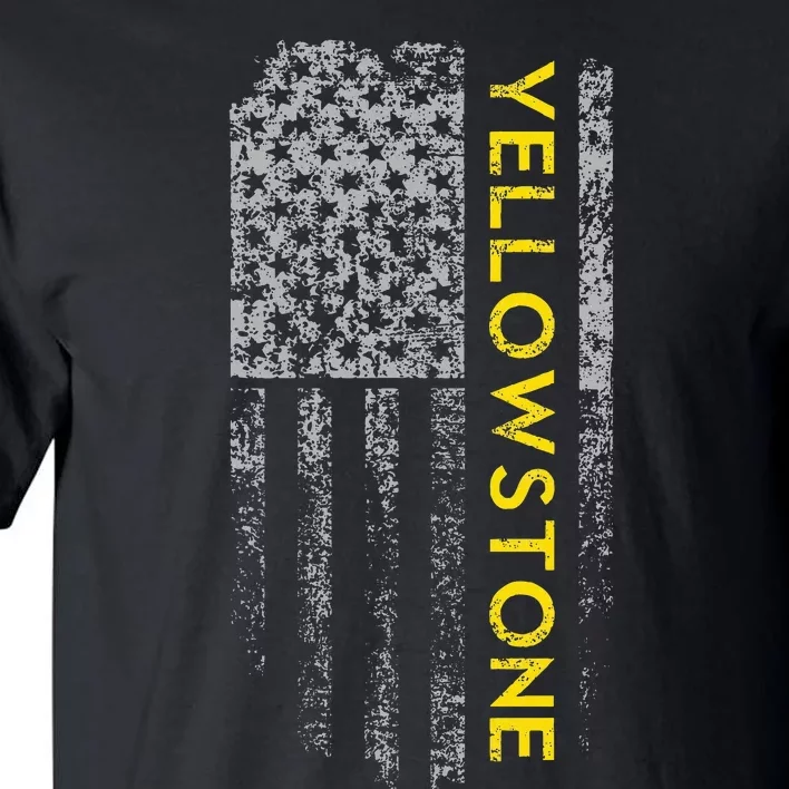 Yellowstone American Flag Tall T-Shirt