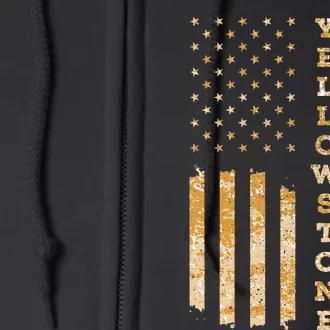 Yellowstone American Flag – Usa National Park Full Zip Hoodie