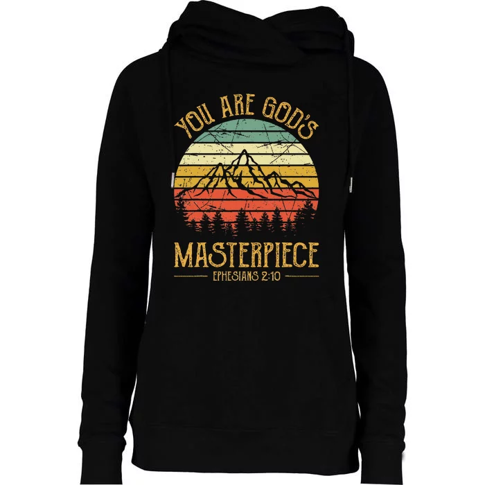 You Are GodS Masterpiece Womens Funnel Neck Pullover Hood