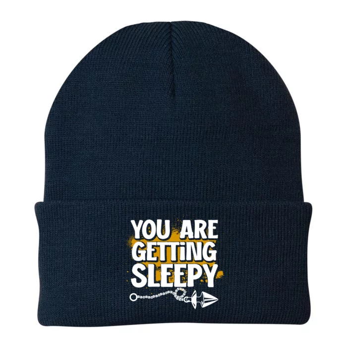 You Are Getting Sleepy Hypnotic Illusion Hypnosis Cool Gift Knit Cap Winter Beanie