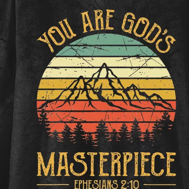 You Are Gods Masterpiece Kids Christian Hooded Wearable Blanket