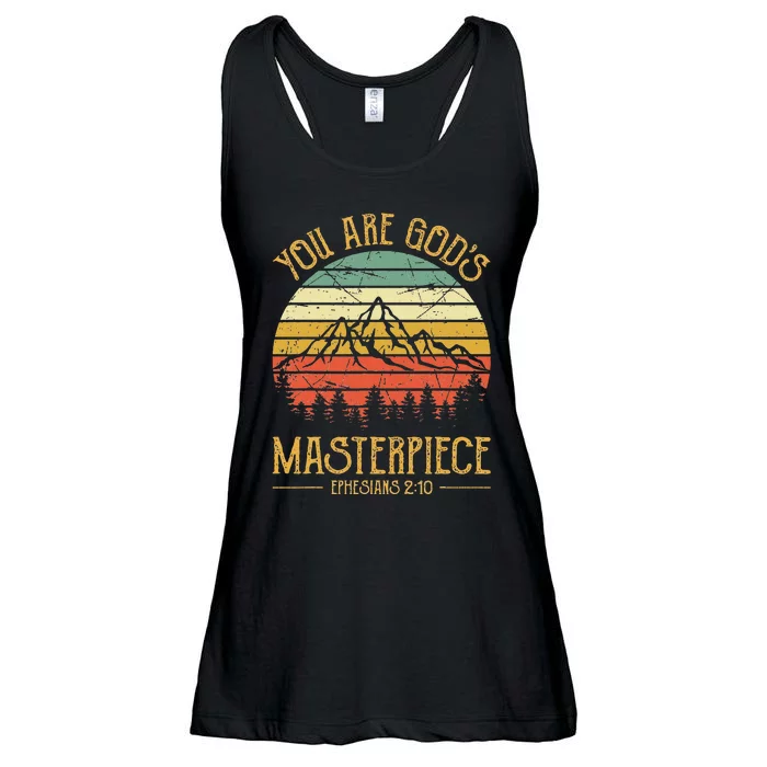 You Are Gods Masterpiece Kids Christian Ladies Essential Flowy Tank