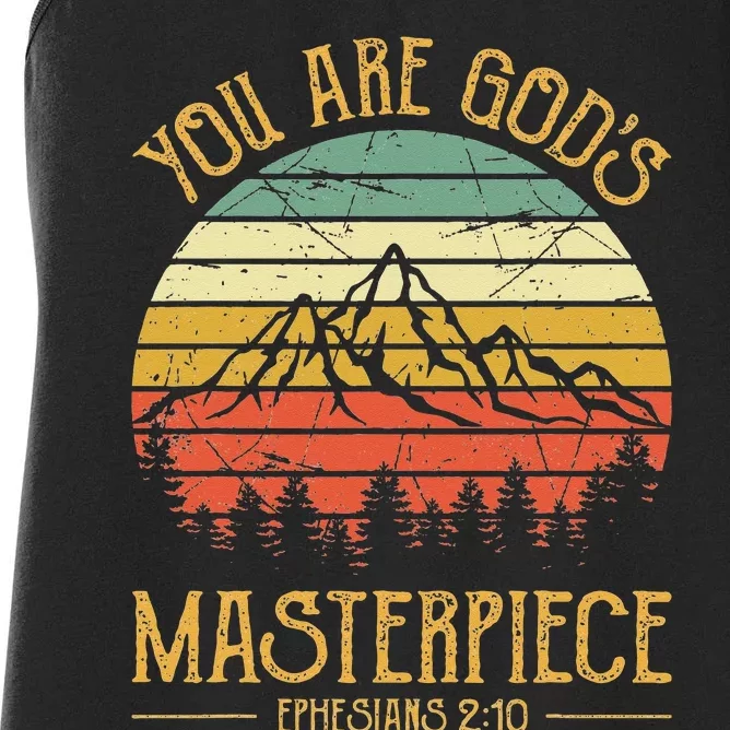 You Are Gods Masterpiece Kids Christian Women's Racerback Tank