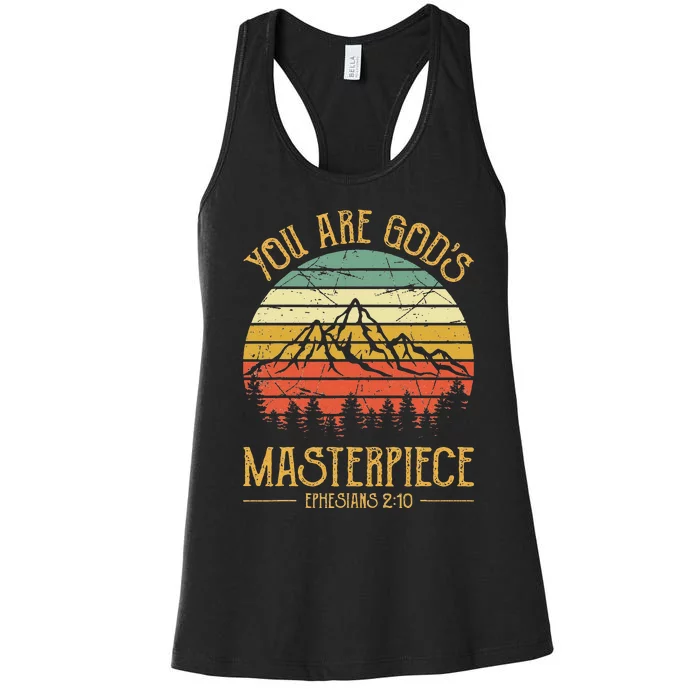 You Are Gods Masterpiece Kids Christian Women's Racerback Tank