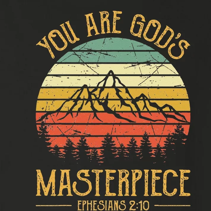 You Are Gods Masterpiece Kids Christian Toddler Long Sleeve Shirt