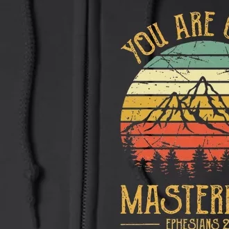 You Are Gods Masterpiece Kids Christian Full Zip Hoodie