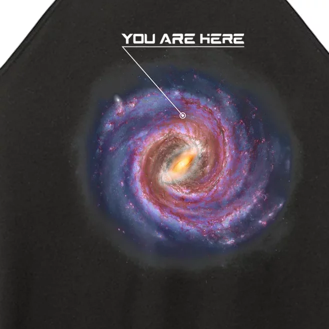 You Are Here Astronomy Milky Way Solar System Galaxy Space Women’s Perfect Tri Rocker Tank