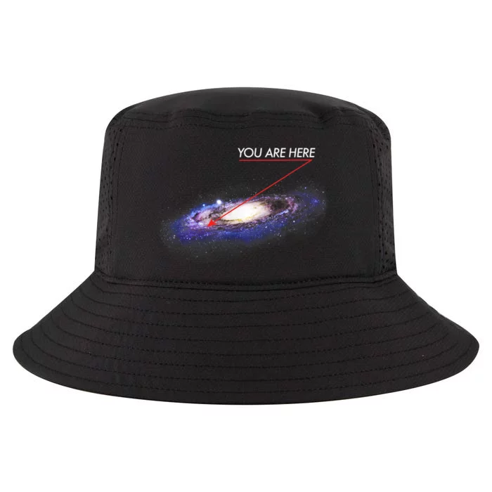 YOU ARE HERE Milky Way Galaxy Funny Outerspace Astronomy Cool Comfort Performance Bucket Hat