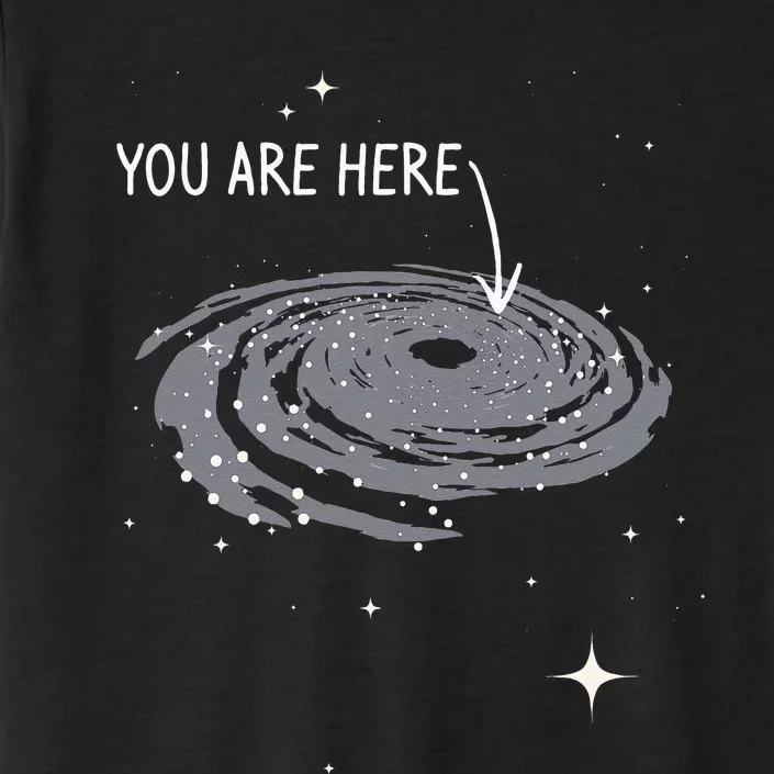 You Are Here Astronomy Galaxy Astronomer Science Fan ChromaSoft Performance T-Shirt