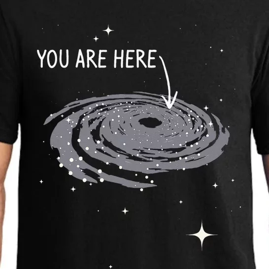 You Are Here Astronomy Galaxy Astronomer Science Fan Pajama Set