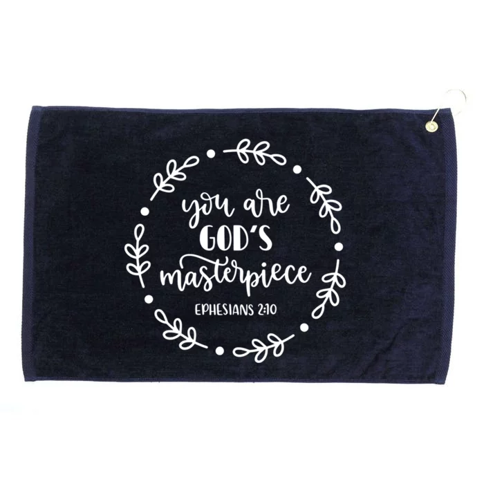 You Are His Masterpiece Bible Quote Religious Belief Design Funny Gift Grommeted Golf Towel