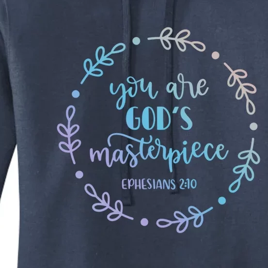 You Are His Masterpiece Bible Quote Religious Belief Design Gift Women's Pullover Hoodie