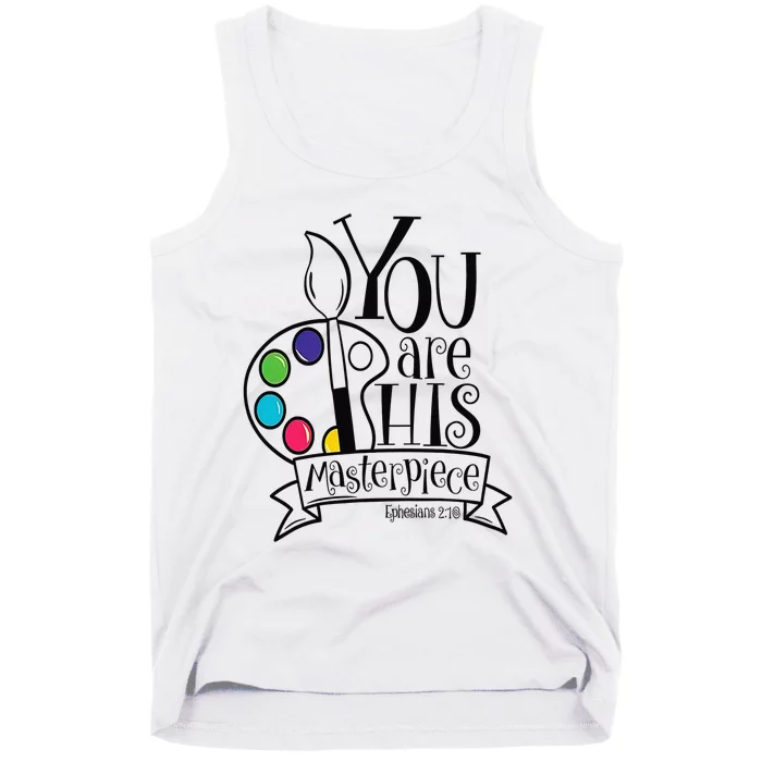 You Are His Masterpiece Christian Tank Top