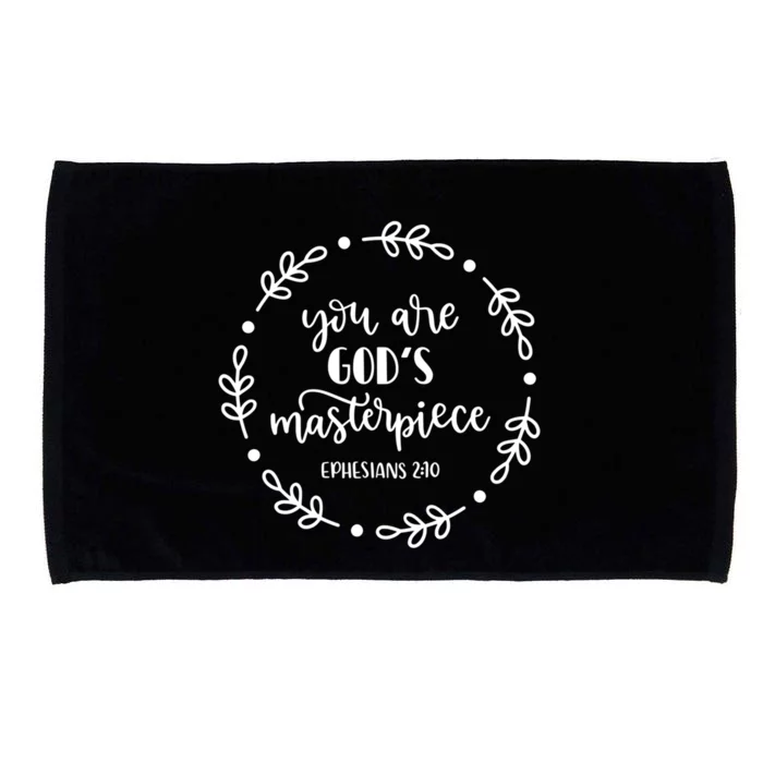 You Are His Masterpiece Bible Quote Religious Belief Design Cute Gift Microfiber Hand Towel