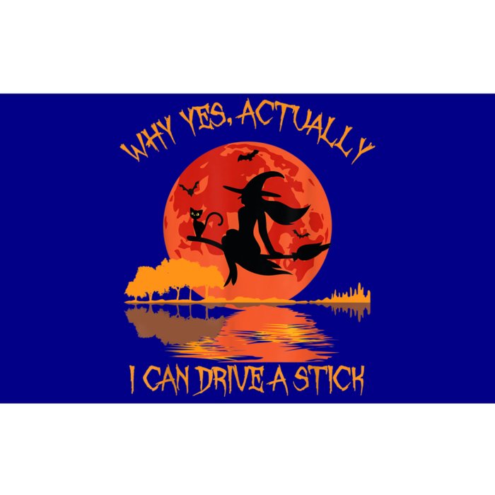 Yes Actually I Can Drive A Stick Halloween 2022 Bumper Sticker