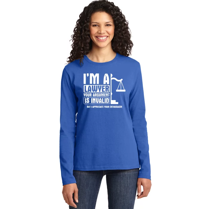 Your Agrut Is Invalid But I Appreciate Lawyer Gift Ladies Long Sleeve Shirt