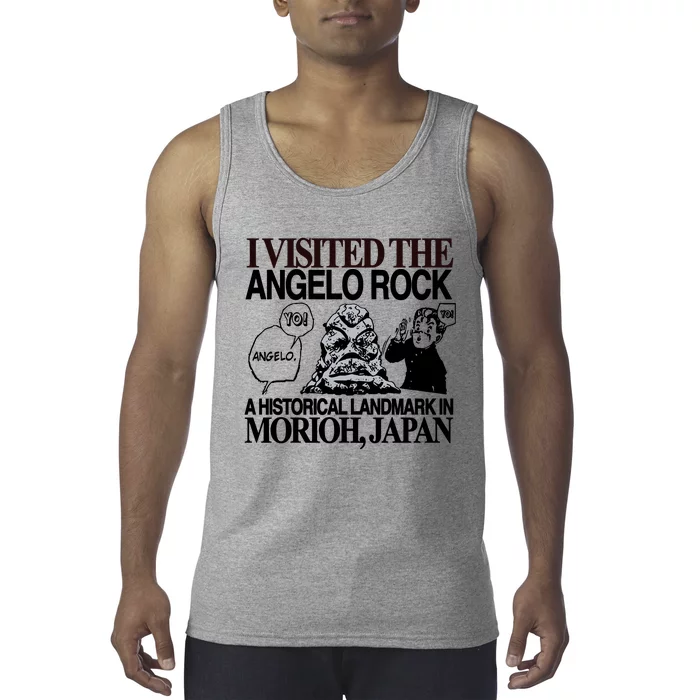 Yo Angelo I Visited The Angelo Rock A Historical Landmark In Morioh Japan Limite Tank Top