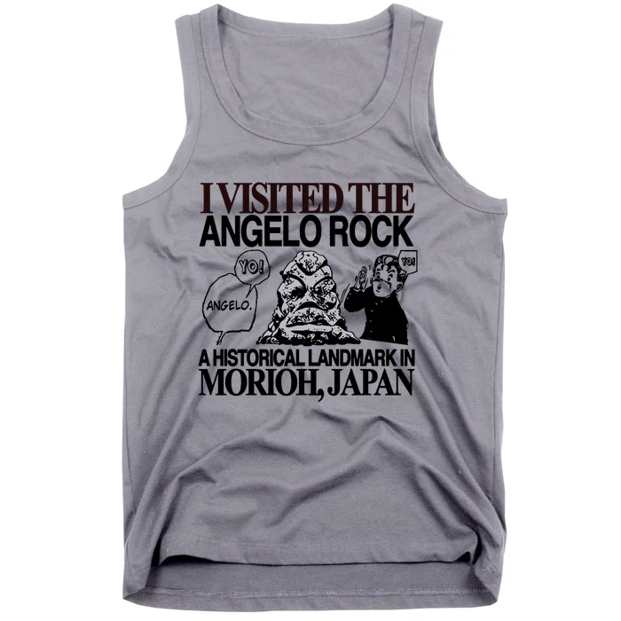 Yo Angelo I Visited The Angelo Rock A Historical Landmark In Morioh Japan Limite Tank Top