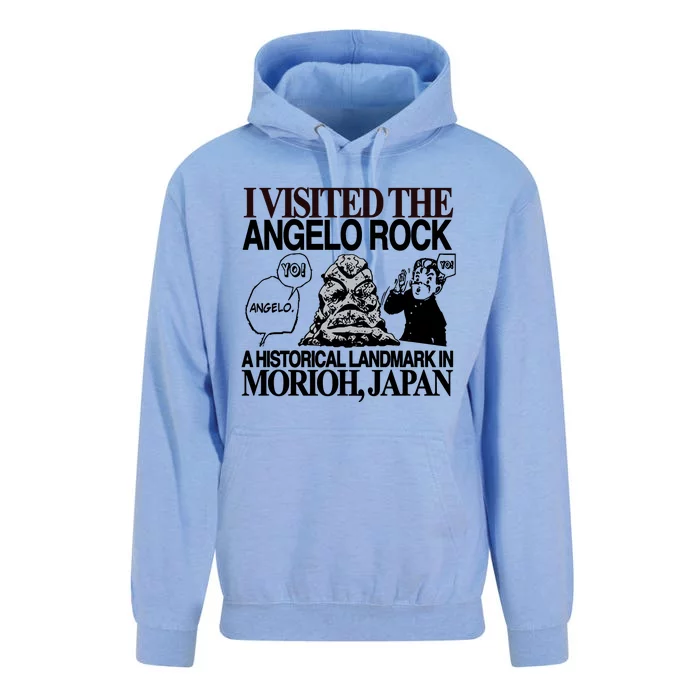 Yo Angelo I Visited The Angelo Rock A Historical Landmark In Morioh Japan Limite Unisex Surf Hoodie