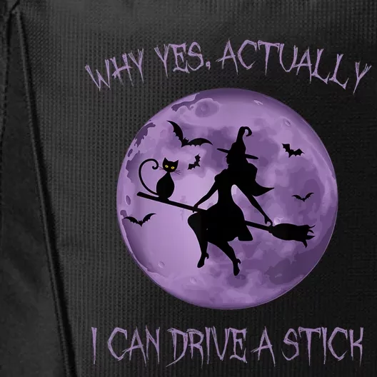 Yes Actually I Can Drive A Stick Halloween 2022 City Backpack