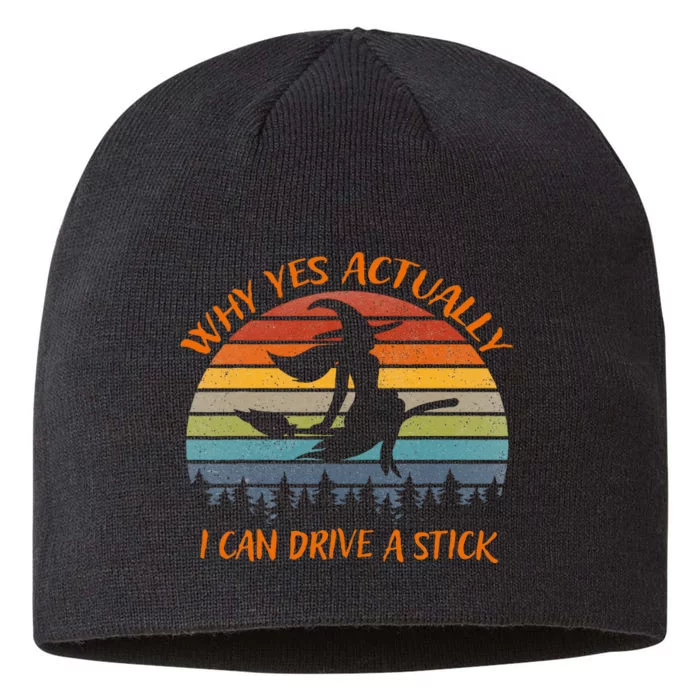 Yes Actually I Can Drive A Stick Halloween 2024 8 1/2in Sustainable Knit Beanie