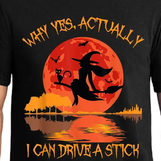 Yes Actually I Can Drive A Stick Halloween 2022 Pajama Set