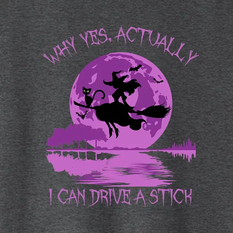 Yes Actually I Can Drive A Stick Halloween 2022 Women's Crop Top Tee