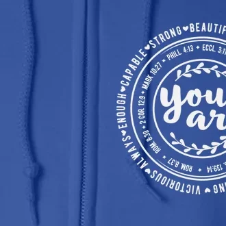 You Are Inspiration Bible Verse Christian Quote Religious Cute Gift Full Zip Hoodie