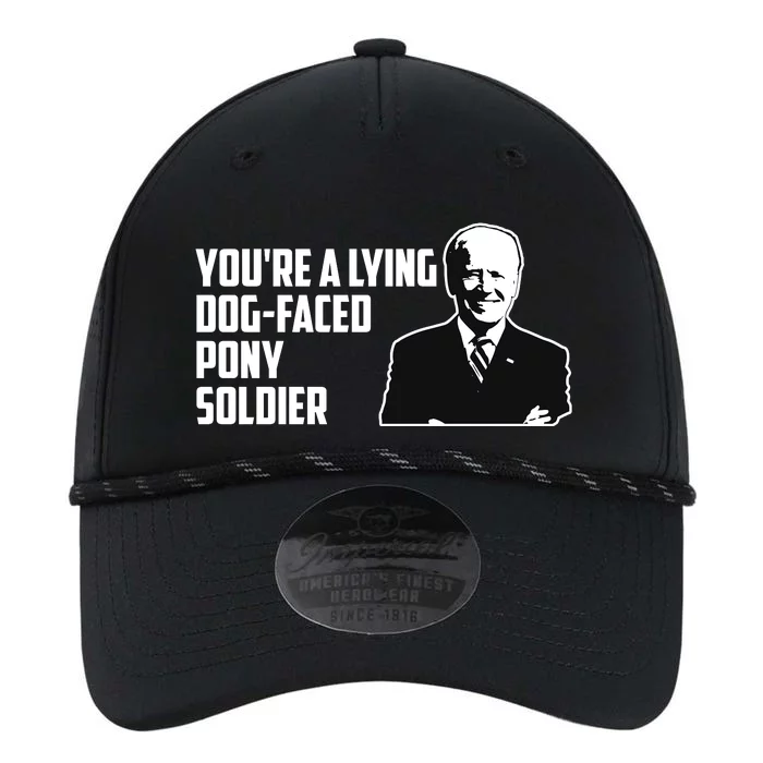 Youre A Lying Dog Faced Pony Soldier Joe Biden Meme Performance The Dyno Cap