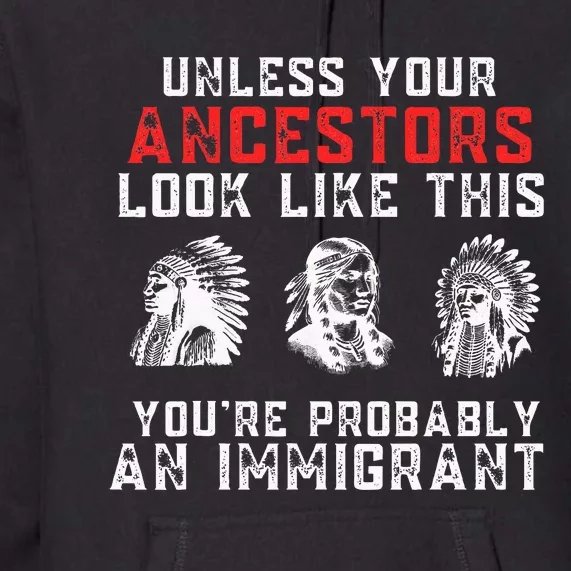 Your Ancestors Look Like This YouRe Probably An Immigrant Premium Hoodie