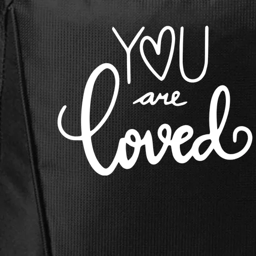 You Are Loved Cute Gift City Backpack