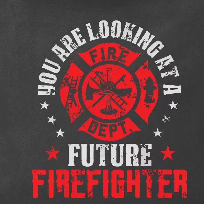 You Are Looking At A Future Firefighter Gift Zip Tote Bag