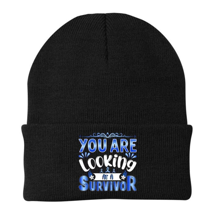 You Are Looking At A Survivor Knit Cap Winter Beanie