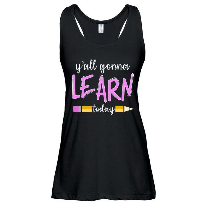 Y'all Gonna Learn Today Ladies Essential Flowy Tank