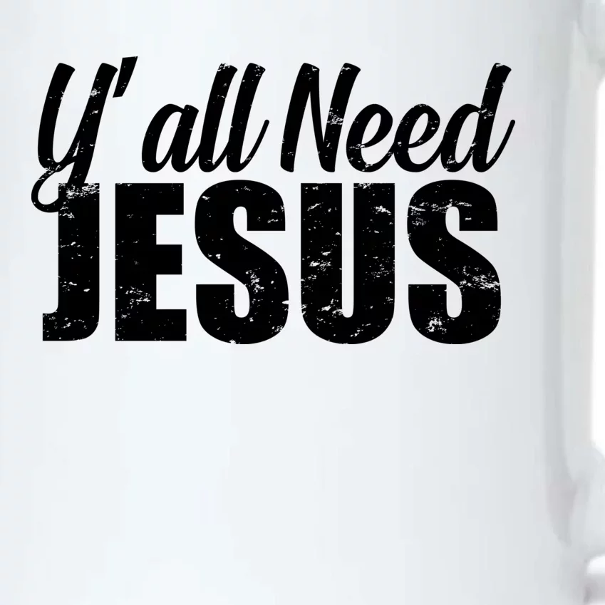 Yall Need Jesus Black Color Changing Mug