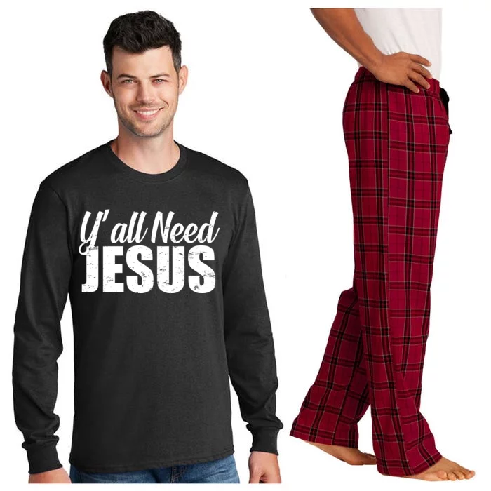 Yall Need Jesus Long Sleeve Pajama Set