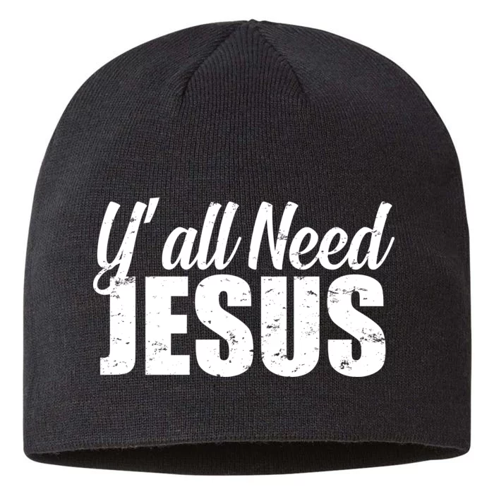 Yall Need Jesus 8 1/2in Sustainable Knit Beanie