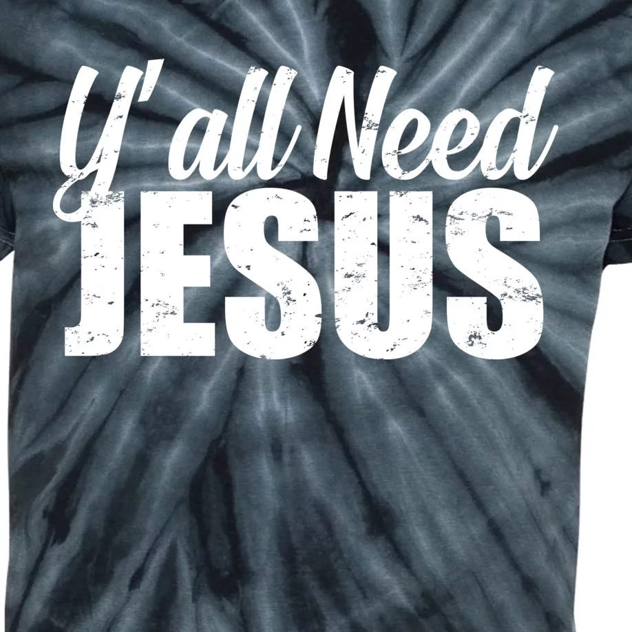 Yall Need Jesus Kids Tie-Dye T-Shirt