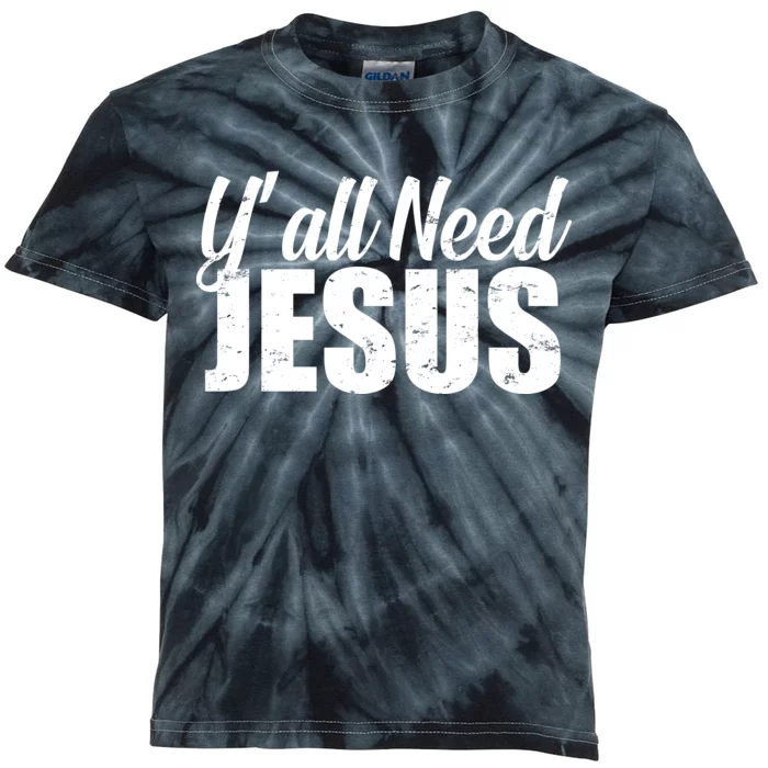 Yall Need Jesus Kids Tie-Dye T-Shirt