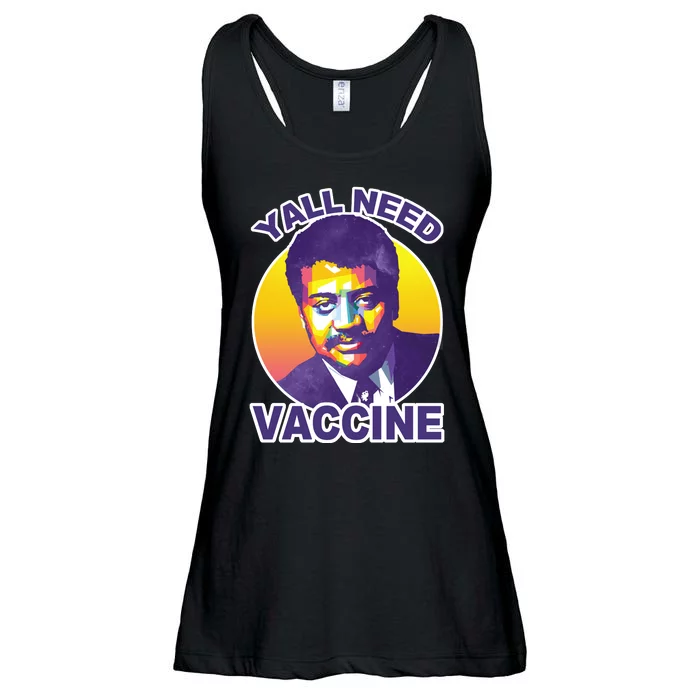 Yall Need Vaccine Degrasse Ladies Essential Flowy Tank