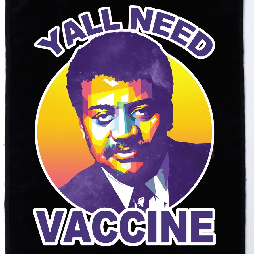 Yall Need Vaccine Degrasse Platinum Collection Golf Towel