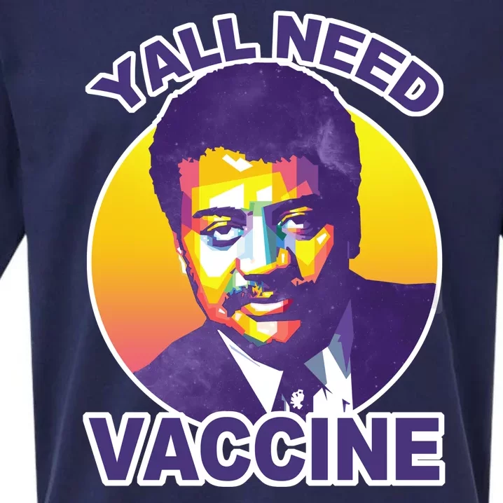 Yall Need Vaccine Degrasse Sueded Cloud Jersey T-Shirt