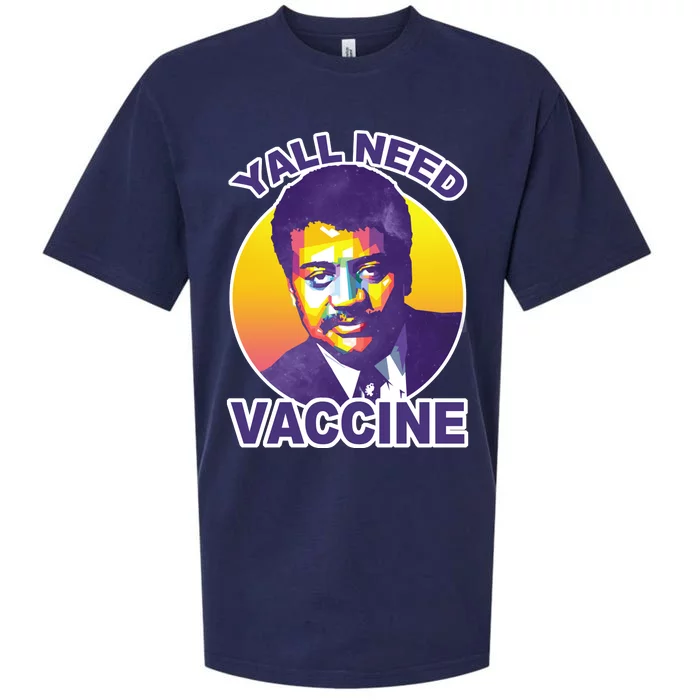 Yall Need Vaccine Degrasse Sueded Cloud Jersey T-Shirt